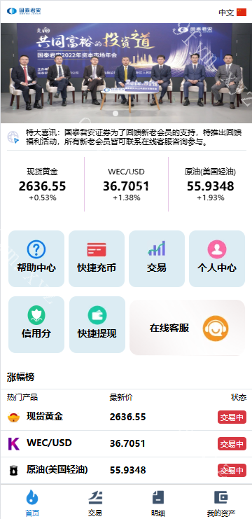 商业运营版本2025全新源码海外微交易系统/虚拟币黄金期货微盘/多语言秒合约微盘